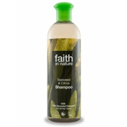 Sampon detoxifiant alge marine citrice toate tipurile par 400ml - FAITH IN NATURE