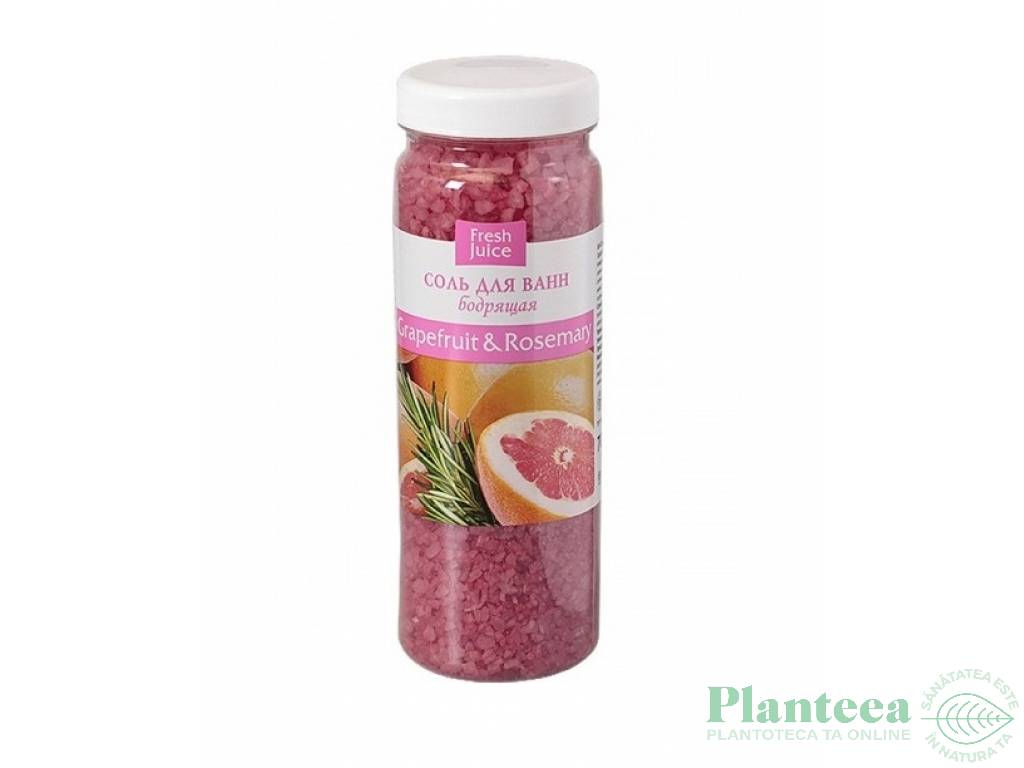 Sare baie grepfrut rozmarin 700g - FRESH JUICE