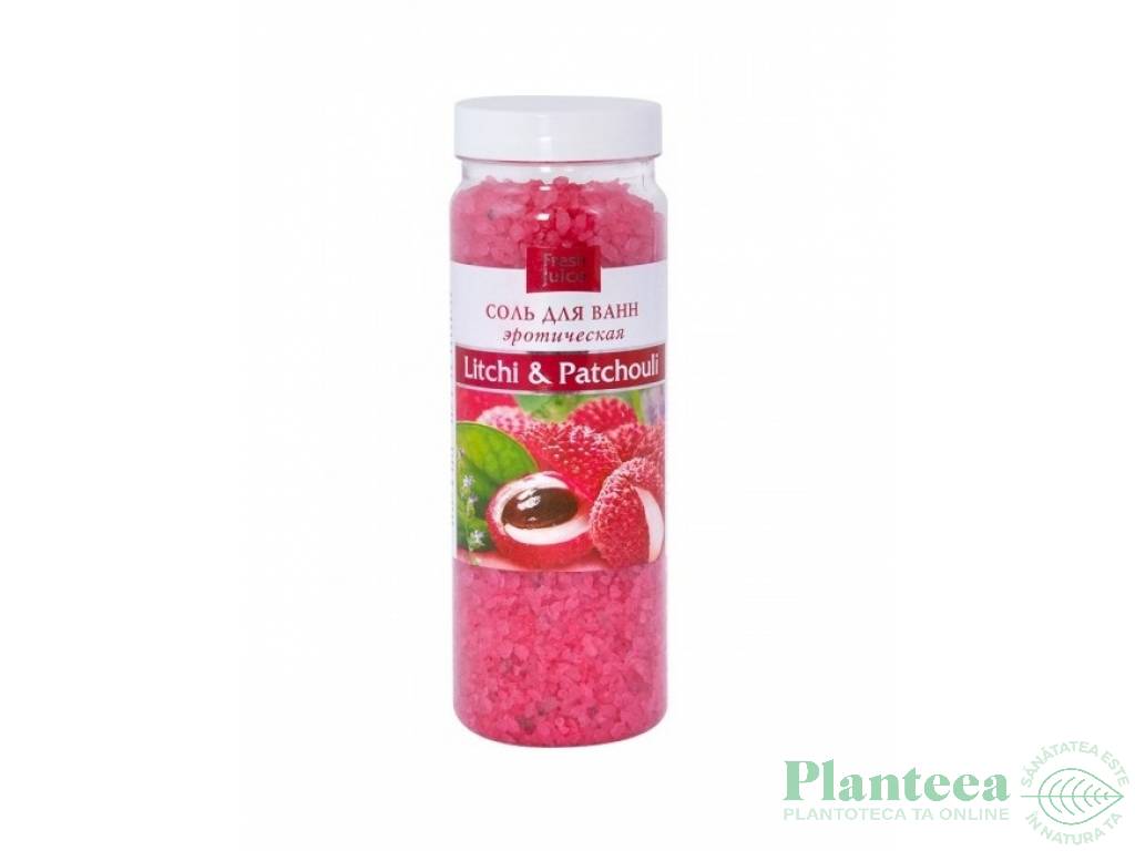 Sare baie litchi patchouli 700g - FRESH JUICE