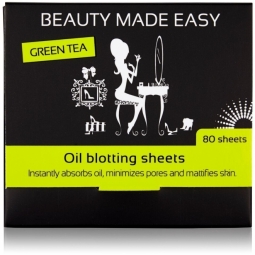 Foite absorbante matifiante ceai verde pt ten 80b - BEAUTY MADE EASY