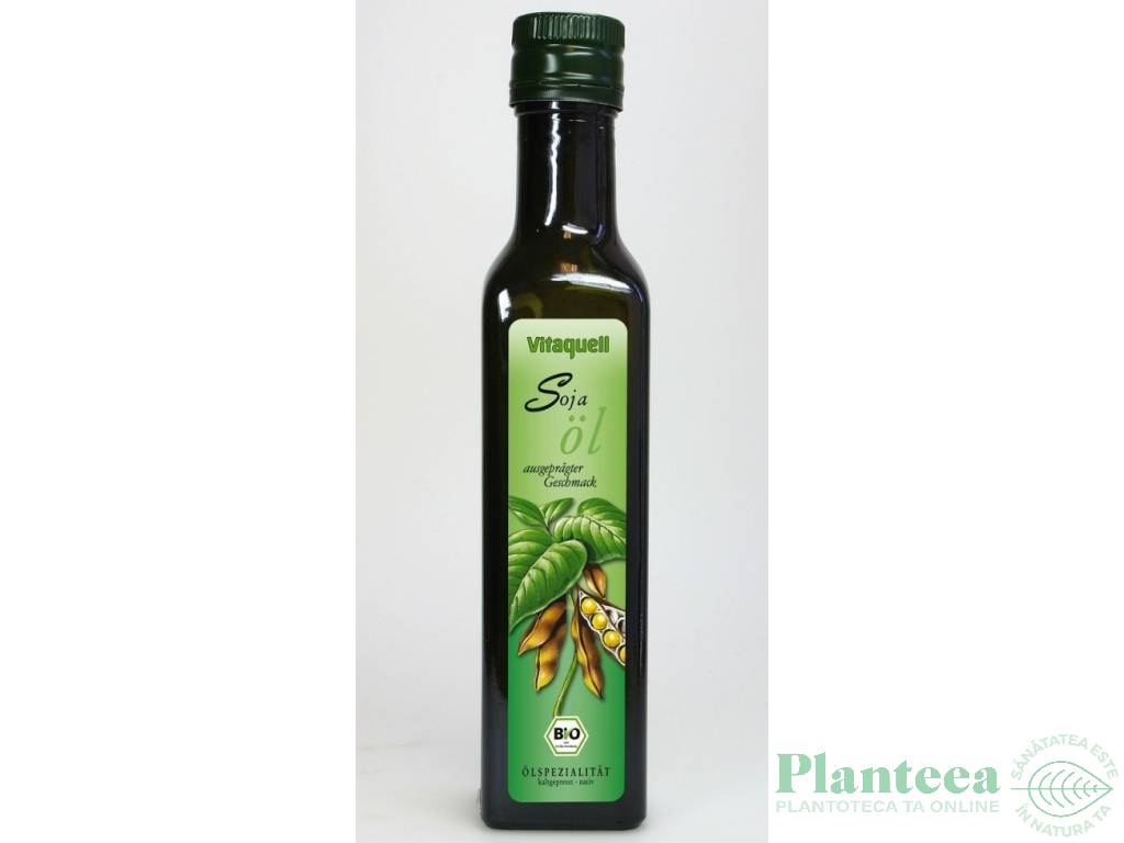 Ulei soia boabe virgin eco 250ml - VITAQUELL