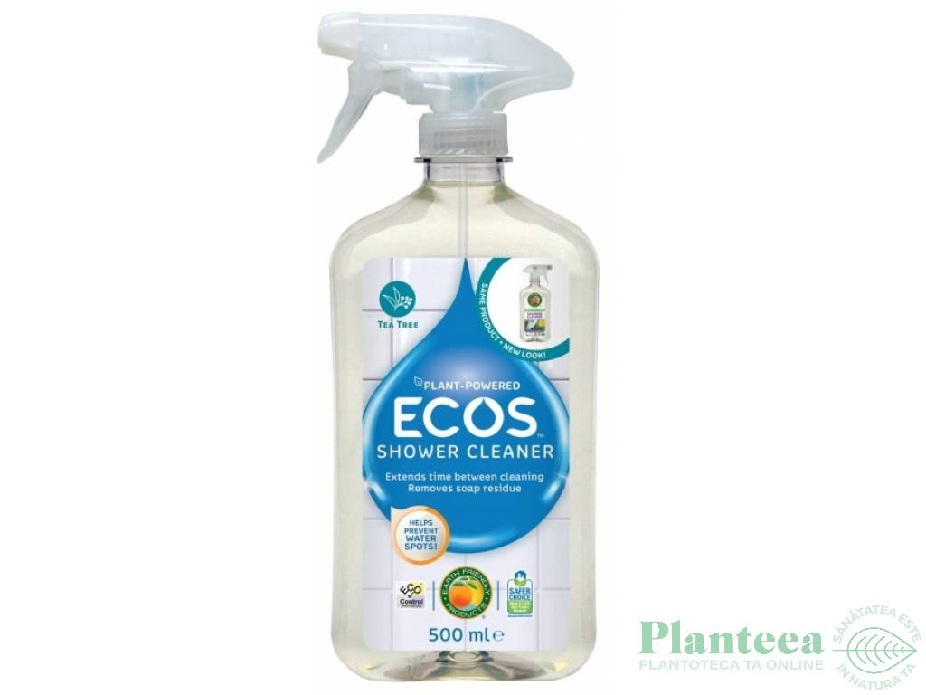 Solutie anticalcar curatare dus baie 500ml - EARTH FRIENDLY