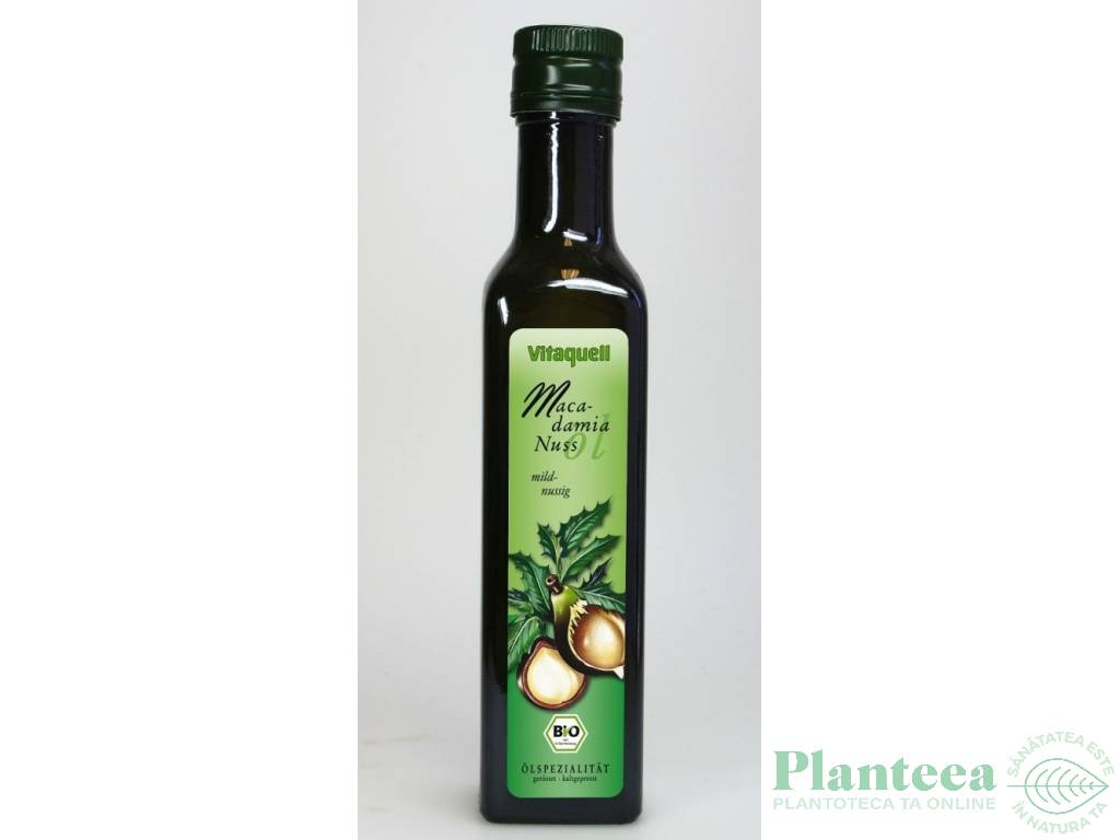 Ulei macadamia virgin eco 250ml - VITAQUELL