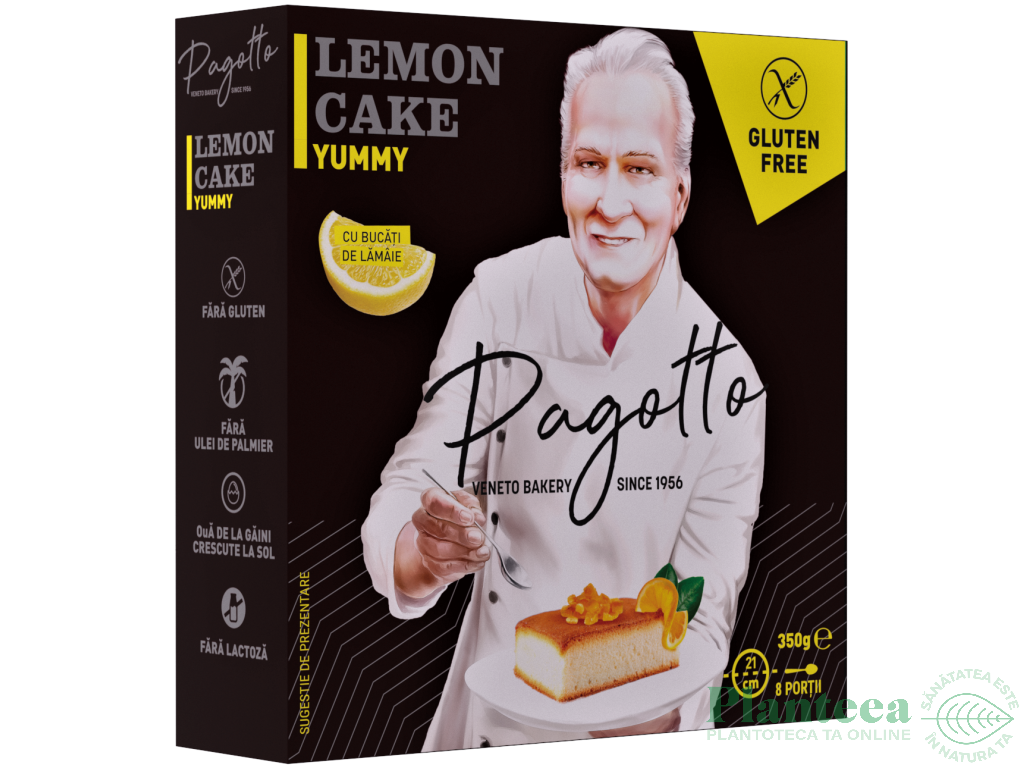 Prajitura lamaie fara gluten 350g - PAGOTTO