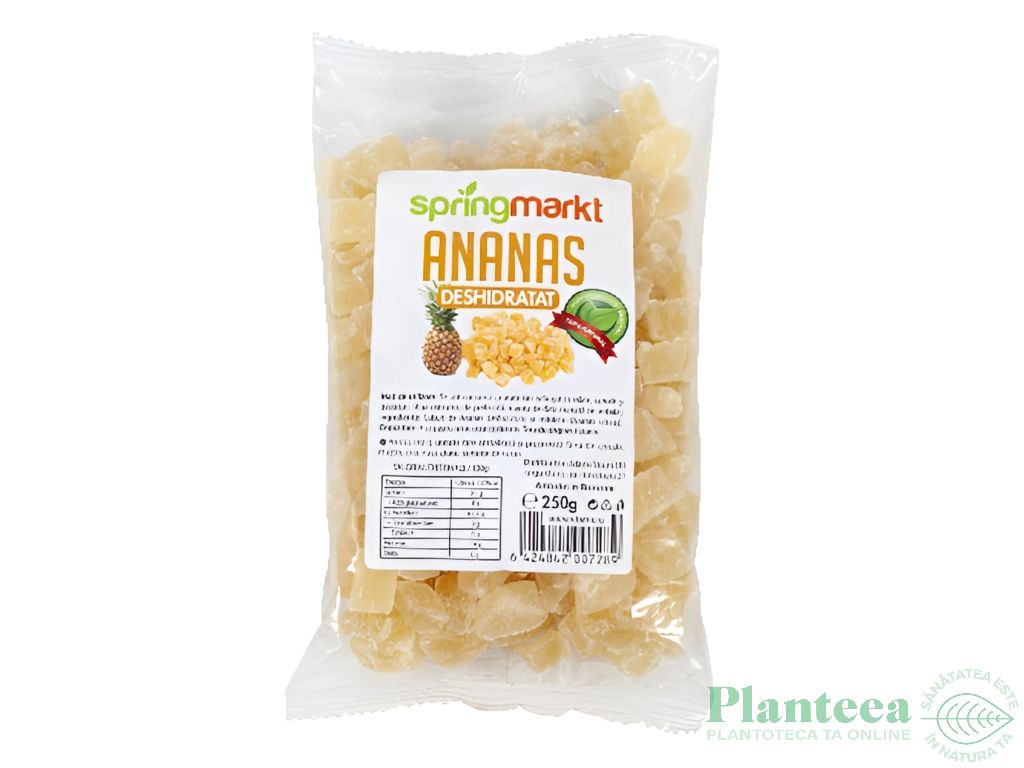 Ananas deshidratat 250g - SPRINGMARKT