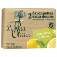 Sapun extra moale verbina lamaie 2x100g - LE PETIT OLIVIER