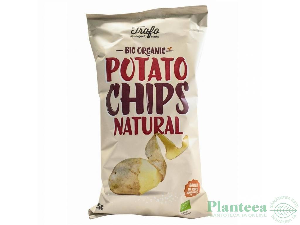 Chipsuri cartofi natural eco 125g - TRAFO