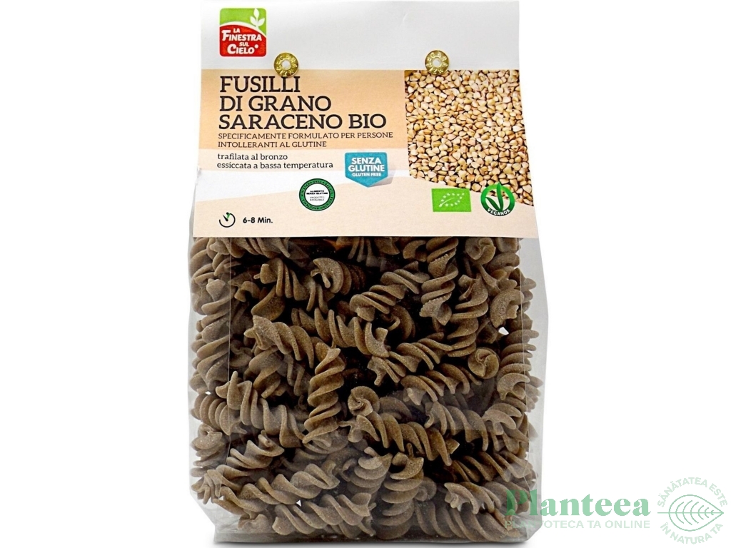 Paste fusilli hrisca fara gluten eco 250g - LA FINESTRA SUL CIELO