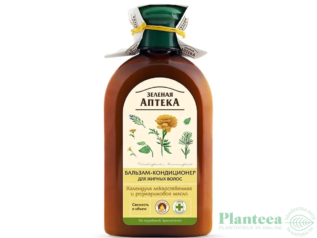 Balsam par gras galbenele ulei rozmarin 300ml - ZELENAYA APTEKA