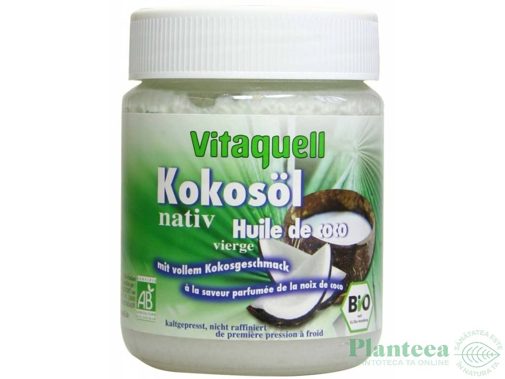 Ulei cocos virgin eco 200g - VITAQUELL