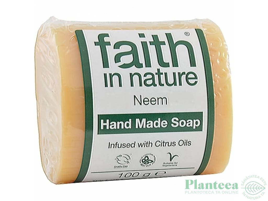 Sapun vegetal neem 100g - FAITH IN NATURE