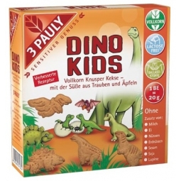 Biscuiti crocanti integrali grau suc struguri DinoKids 125g - 3 PAULY