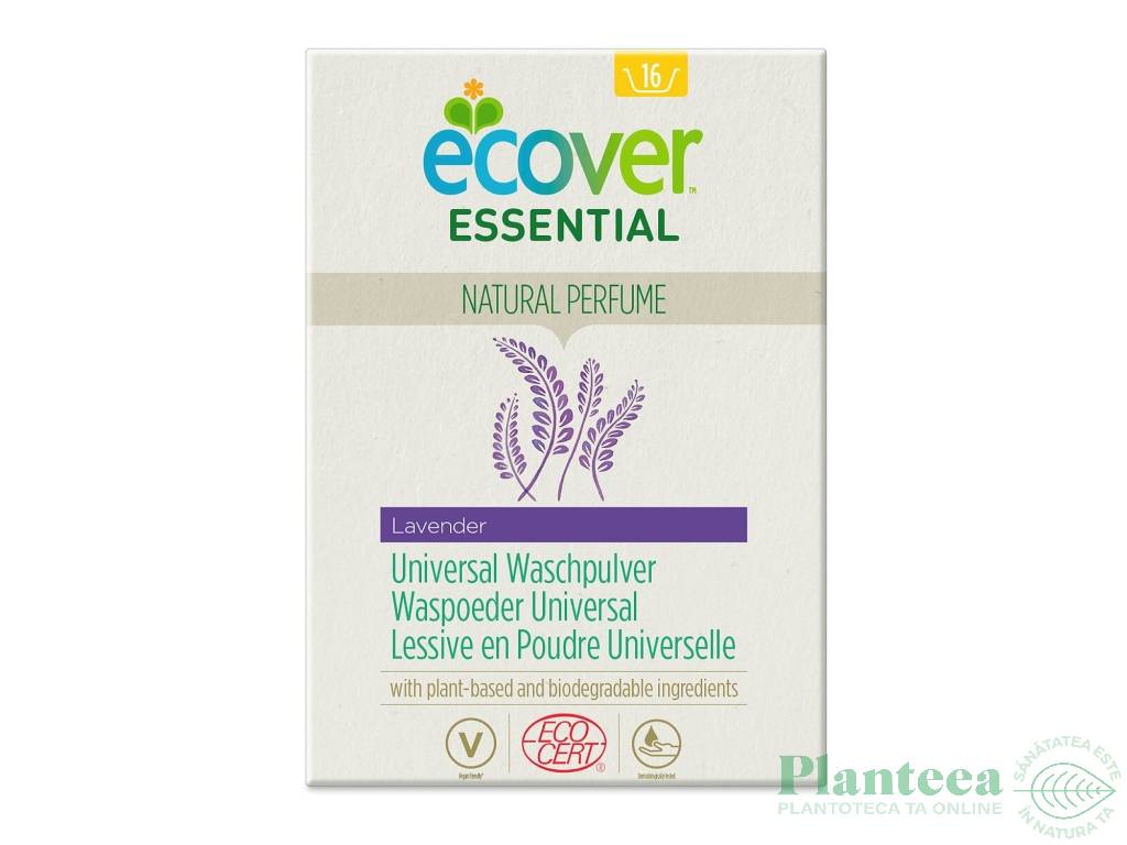 Detergent praf rufe universale lavanda 1,2kg - ECOVER ESSENTIAL