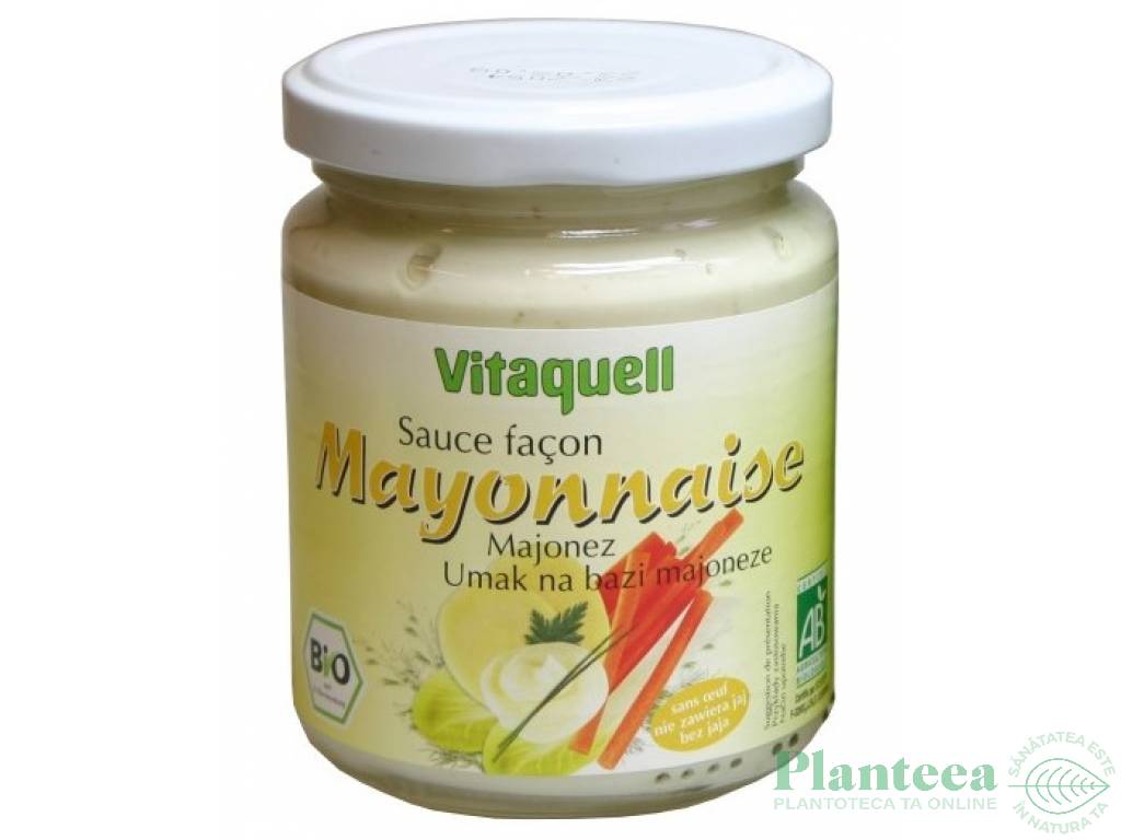 Maioneza vegana fl soarelui eco 250ml - VITAQUELL