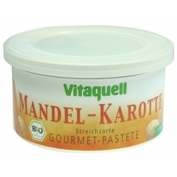 Pate vegetal migdale morcov eco 125g - VITAQUELL