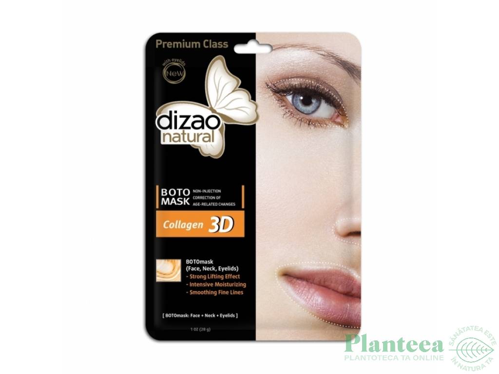 Masca colagen marin efect lifting Boto 3D 28g - DIZAO NATURAL