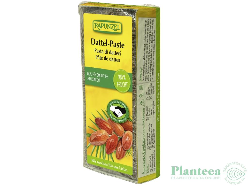 Pasta solida curmale uscate eco 250g - RAPUNZEL