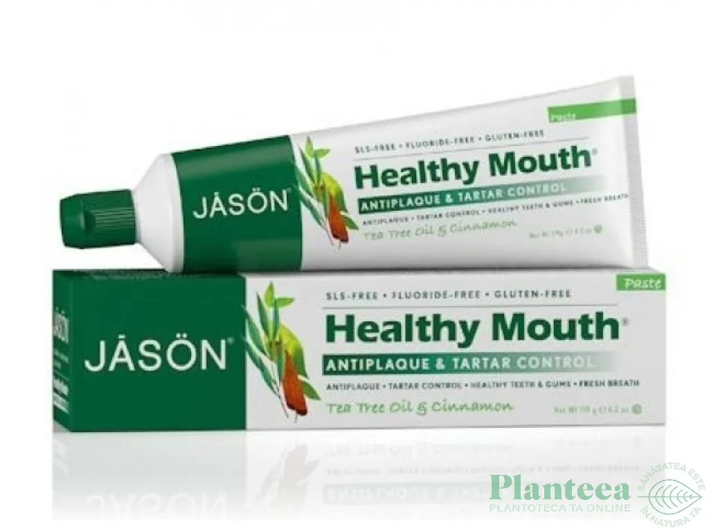 Pasta dinti antiplaca Healthy Mouth 119g - JASON
