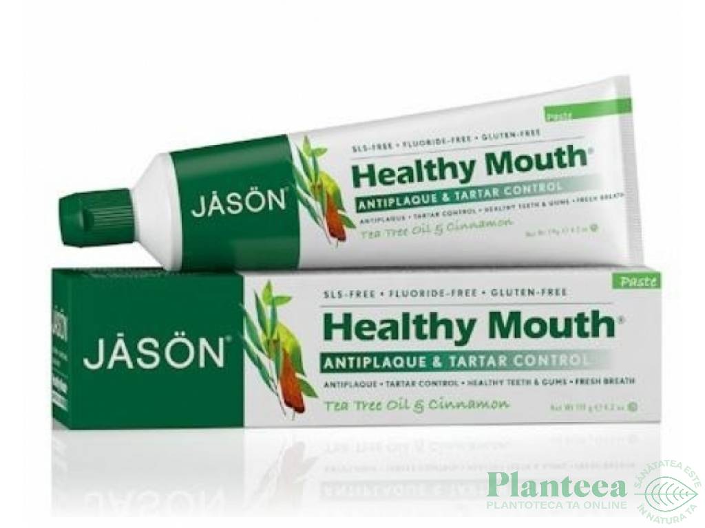 Pasta dinti antiplaca Healthy Mouth 119g - JASON