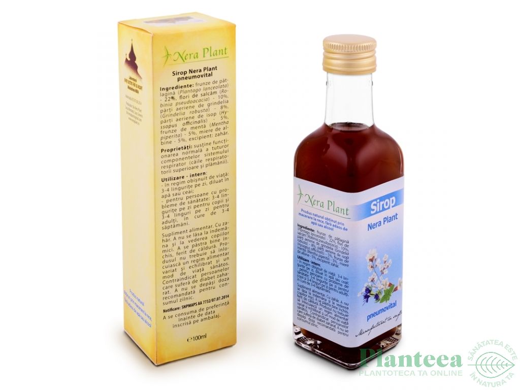 Sirop Pneumovital 100ml - NERA PLANT
