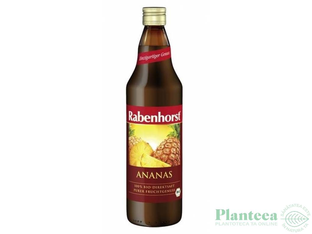 Suc ananas 100% eco 750ml - RABENHORST