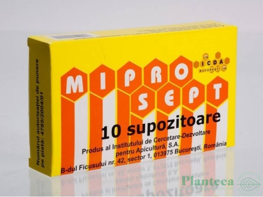 Supozitoare Miprosept 10x1g - INSTITUT APICOL