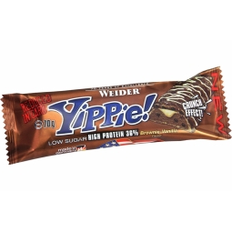 Baton proteic 36% Yippie brownie vanilie 70g - WEIDER