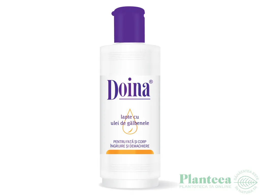 Lapte fata corp ulei galbenele 200ml - DOINA
