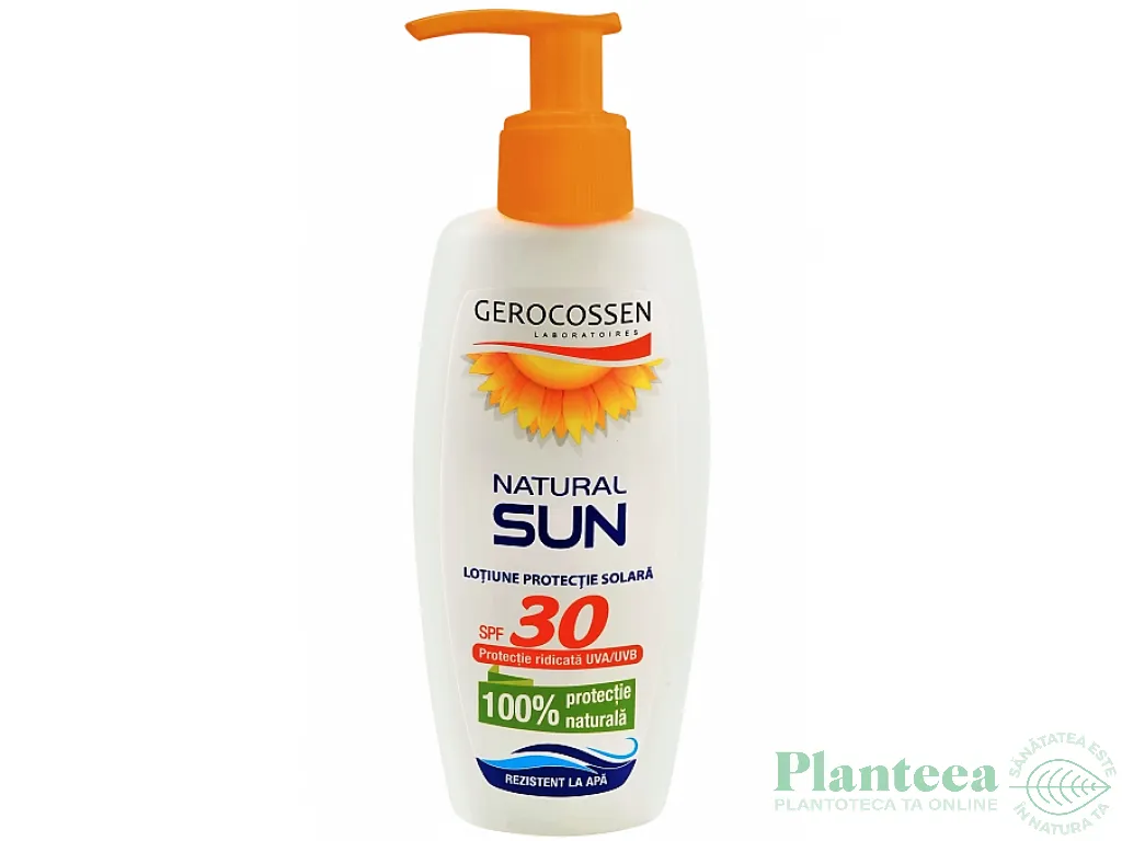 Lotiune protectie solara spf30 Natural Sun 200ml - GEROCOSSEN