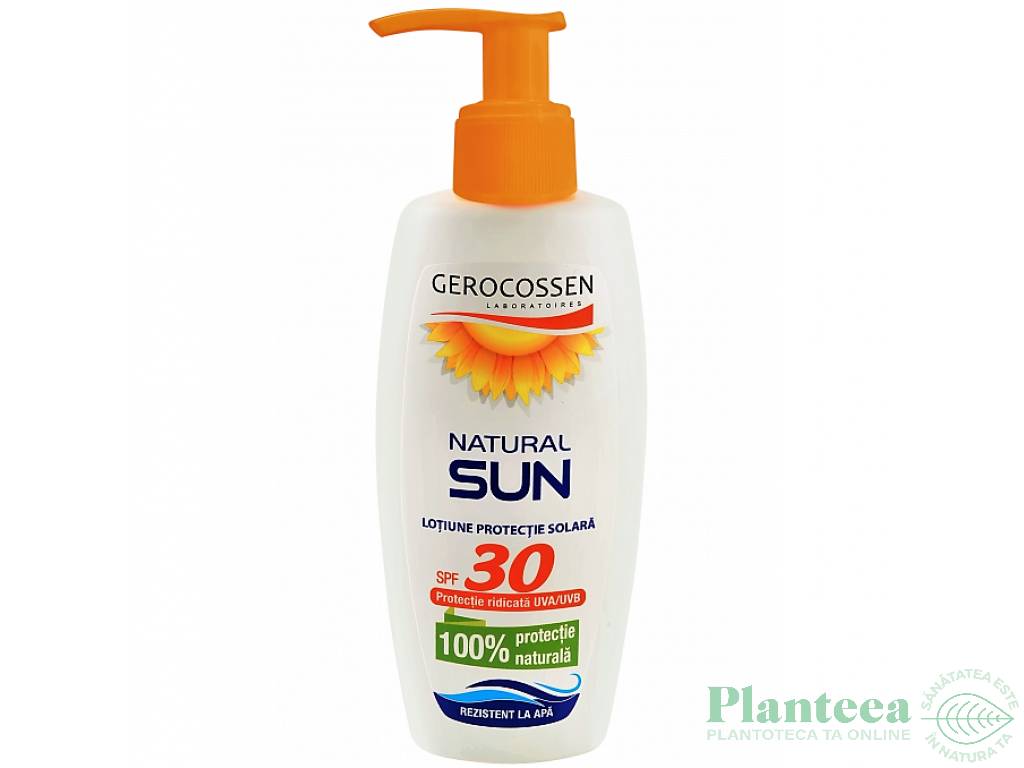 Lotiune protectie solara spf30 Natural Sun 200ml - GEROCOSSEN