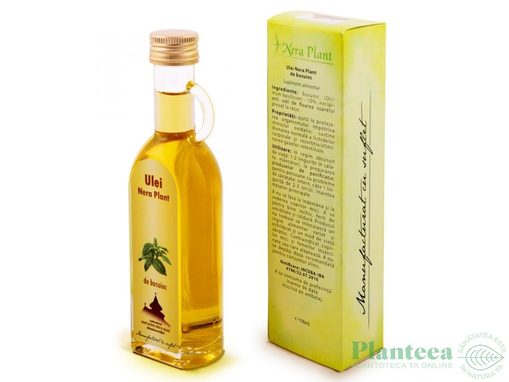 Ulei busuioc 100ml - NERA PLANT