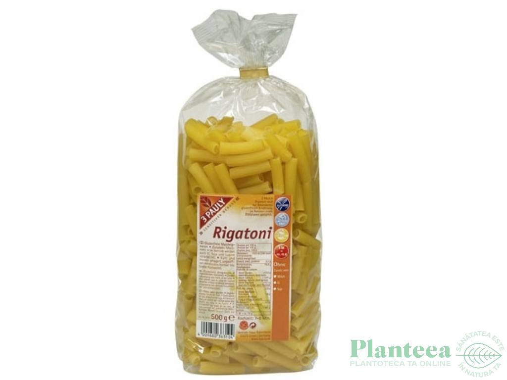 Paste rigatoni porumb 500g - 3 PAULY