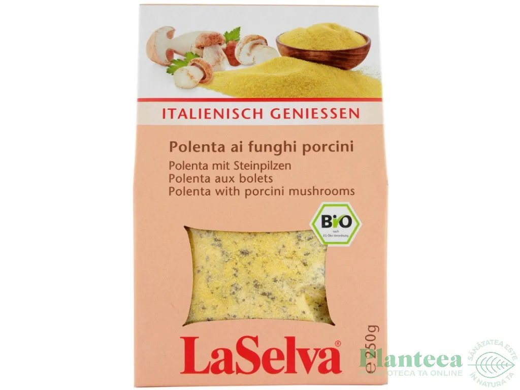 Polenta ciuperci porcini 250g - LA SELVA
