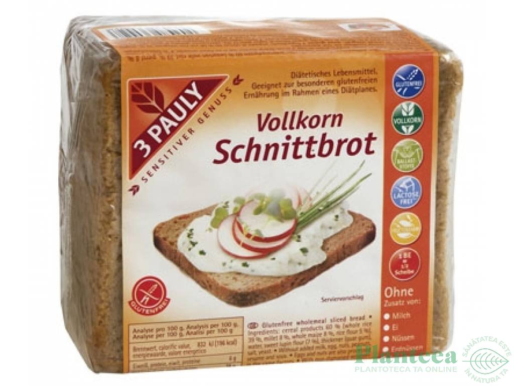 Paine hrisca fara gluten seminte in 500g - 3 PAULY