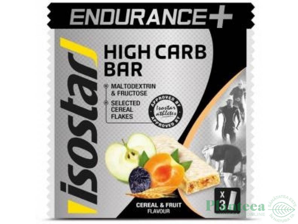 Batoane energizante cereale fructe Long 3x40g - ISOSTAR