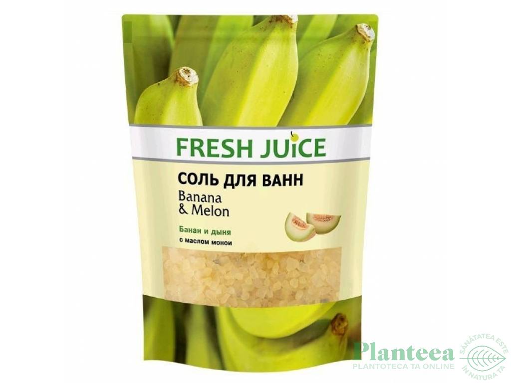 Sare baie banana pepene galben 500g - FRESH JUICE