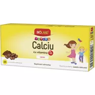 Calciu D3 cacao junior 20cp - BIOLAND