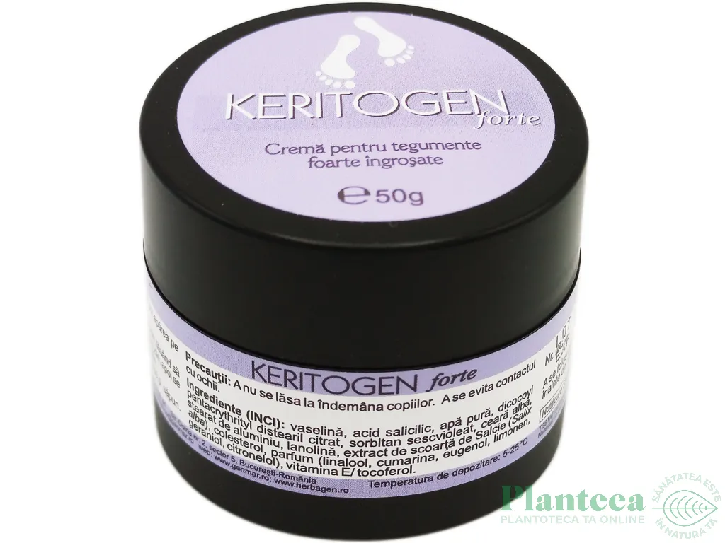 Crema Keritogen forte tegumente ingrosate 50g - HERBAGEN