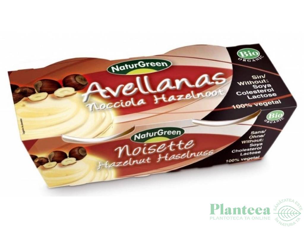 Desert crema alune padure eco 2x125g - NATURGREEN