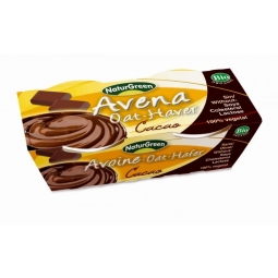 Desert crema ovaz cacao eco 2x125g - NATURGREEN