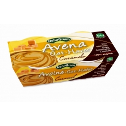 Desert crema ovaz caramel eco 2x125g - NATURGREEN