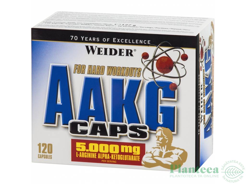 AAKG Caps 5000mg 120cps - WEIDER