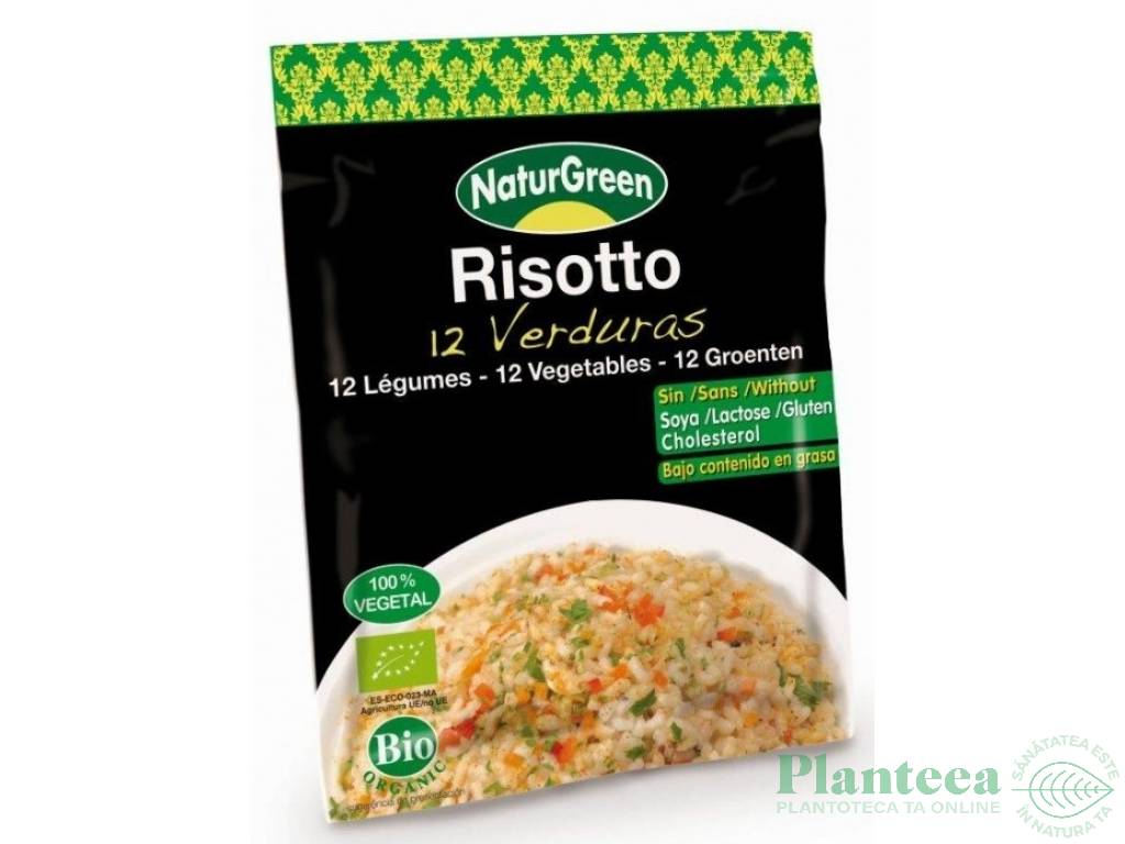 Risotto cu 12 vegetale eco 150g - NATURGREEN