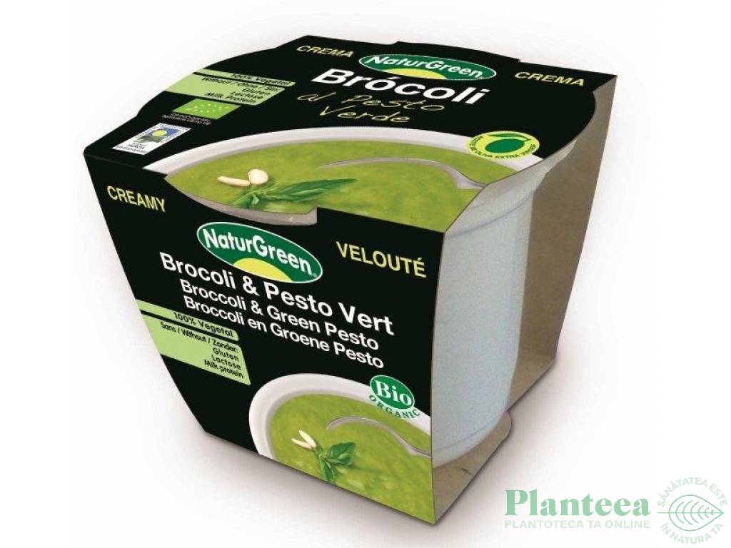 Supa crema broccoli pesto verde eco 310g - NATURGREEN