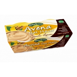 Desert crema ovaz scortisoara lamaie eco 2x125g - NATURGREEN