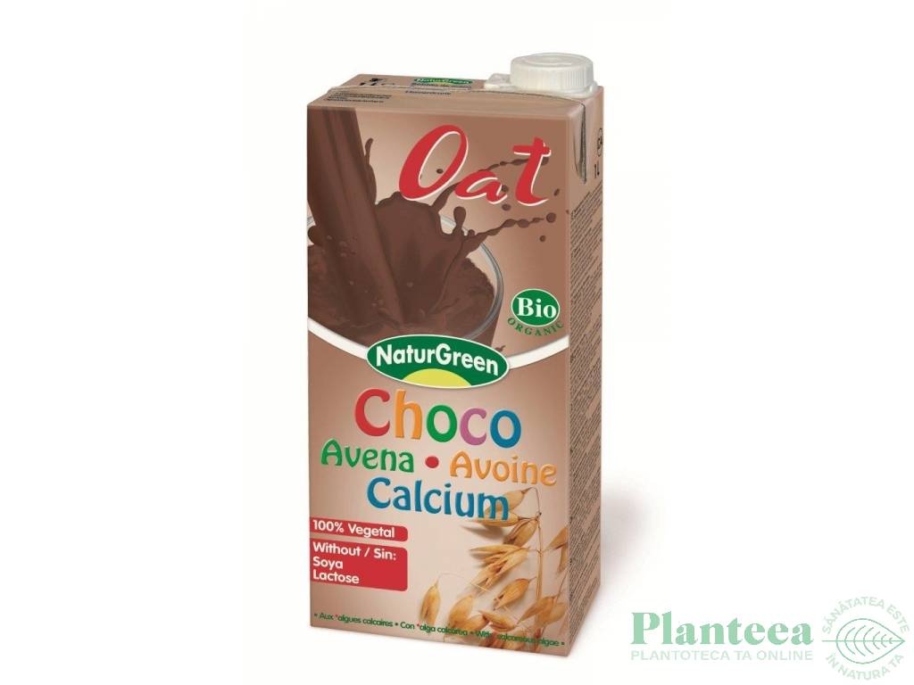 Lapte ovaz Ca cacao eco 1L - NATURGREEN