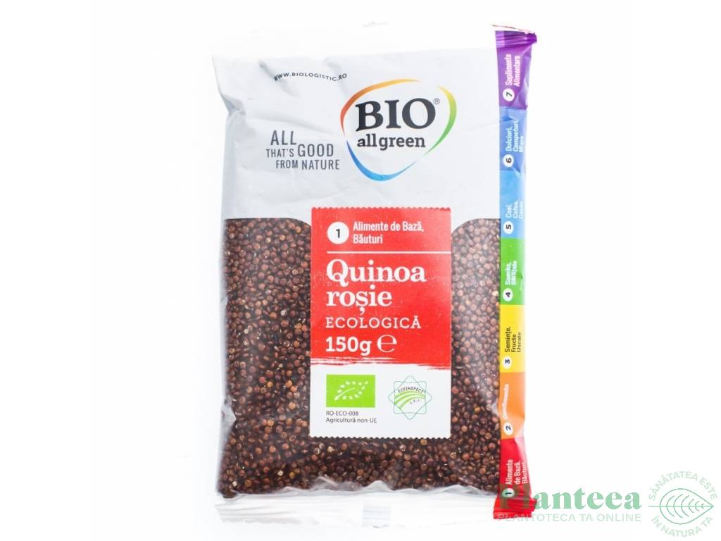 Quinoa rosie boabe eco 150g - BIO ALL GREEN