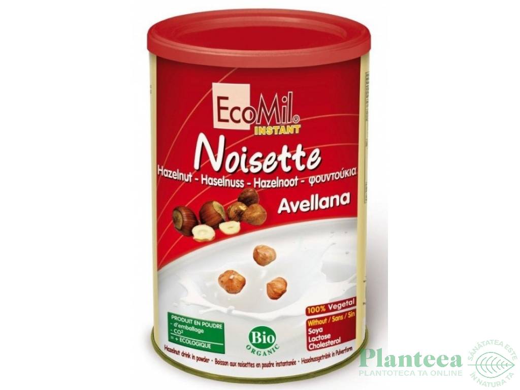 Lapte praf alune padure eco 400g - ECOMIL