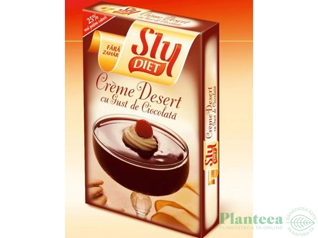 Praf desert crema ciocolata dietetica 2x22g - SLY NUTRITIA