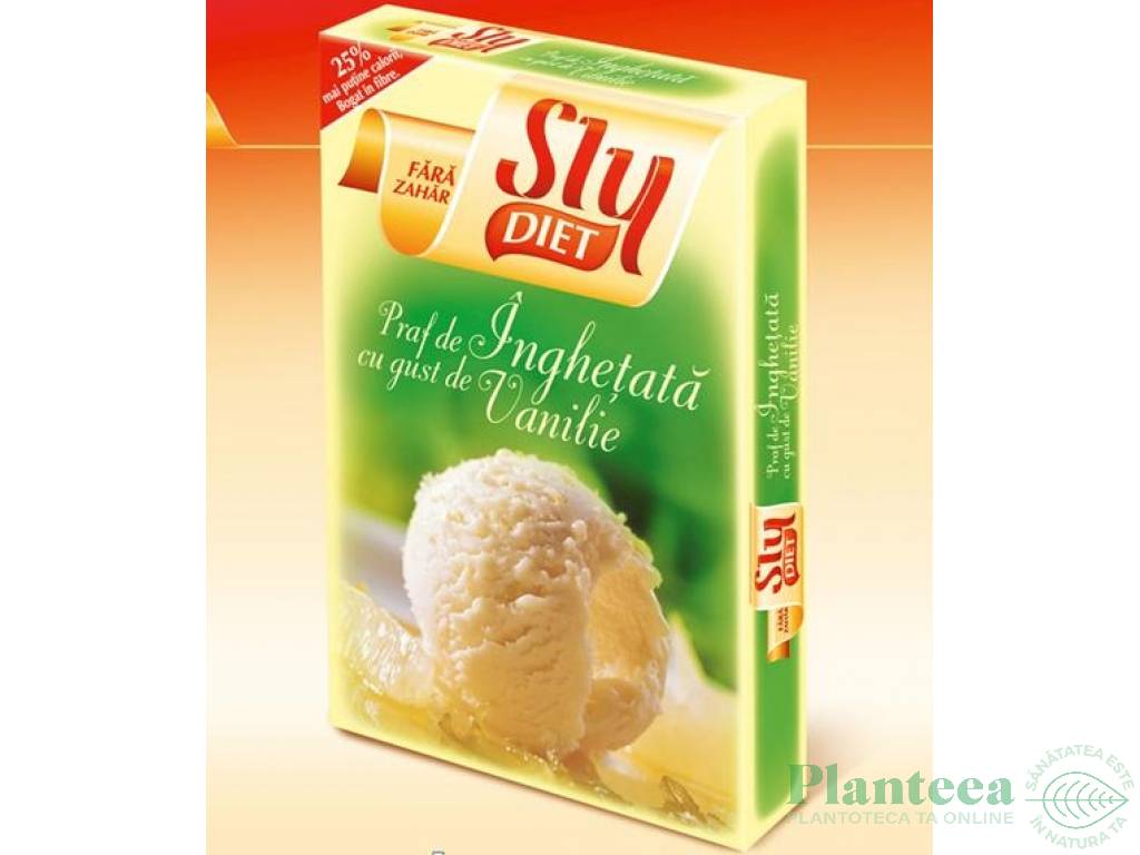 Praf inghetata vanilie dietetica 2x23g - SLY NUTRITIA
